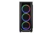 Case - Sharkoon TK5M RGB - ATX case - Case - Tower - Zwart - 4044951036479