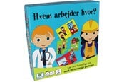 Bordspellen, Kaartspellen & Dobbelspellen - Forlaget Globe Hvem arbejder hvor? (DK) - 5704976059066