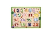 Houten speelgoed - Barbo Toys Wacky Wonders - Wooden Puzzle - Numbers (INT) - 6372