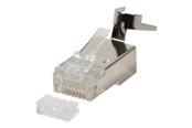 Netwerk - kabel - LogiLink RJ45 modular plug Cat.8.1/Cat.6A shielded 10 pcs. - MP0030