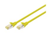 Netwerk - kabel - DIGITUS patch cable - 1 m - yellow - Geel - 1m - DK-1644-A-010-Y-10