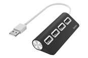 USB hub - Hama hub - 4 poorten USB hub - 4 - Wit - 00200119