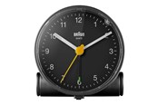 Decoratie - Braun BC01 - alarm clock - round - quartz - desktop - black - 67003