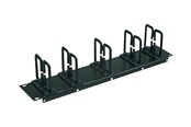 Rackkoffers - Tripp Lite Rack Enclosure Cabinet Horizontal Cable Ring Flexible 2URM - rack cable management kit - 2U - SRCABLERING2U