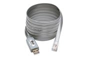 Netwerk-adapter (netwerkkaart, printserver, enz.) - Tripp Lite USB-A to RJ45 Serial Rollover Cable (M/M) - Cisco Compatible 250 Kbps1.83 m Gray - U209-006-RJ45-X