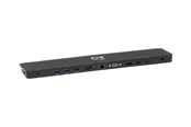 Docking station - Tripp Lite Triple-Monitor USB C Dock USB C Docking Station with 4K HDMI & DisplayPort VGA - USB-A/C GbE 100W PD Black - docking station - USB-C 3.1 / Thunderbolt 3 - VGA HDMI DP - GigE - U442-DOCK7D-B
