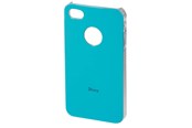 Mobiel - Covers & Cases - Hama "Shiny" Mobile Phone Cover for Apple iPhone 4/4S light Turquoise - 115363