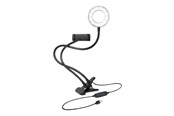 Streaming-apparatuur - LogiLink Smartphone ring light Klembevestiging Ø 8.5 cm - AA0150