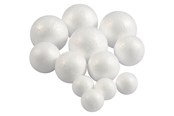 Schrijf- en tekenartikelen - Creativ Company Polystyrene Balls Wit 12pcs. - 54305