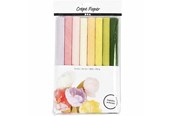 Schrijf- en tekenartikelen - Creativ Company Crepe Papier Pastel Colors 8 Sheets - 209001