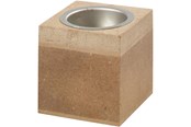 Decoratie - Creativ Company Tea light holder Wood 6cm - 56719
