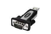 Netwerk-adapter (netwerkkaart, printserver, enz.) - LogiLink USB 2.0 adapter USB-A/M to DB9 (RS232)/M black/grey - AU0034