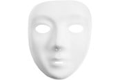 Schrijf- en tekenartikelen - Creativ Company Mask Wit plastic Velours - 592440