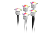 Smart Home - Deltaco Smart Home decklight extension kit 5 lights warm white light and RGB silver - SH-DLEX01