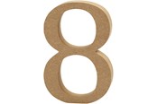 Schrijf- en tekenartikelen - Creativ Company Number 8 MDF 8cm 1pc. - 56399