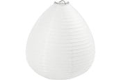 Lampen - Creativ Company Rice Papier Lamp Wit Drop 27cm - 500282