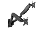 Monitorbevestiging - LogiLink Dual Monitor Muurbevestiging 17–32" gas spring 90–540 mm - BP0146