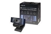 Webcam - LogiLink HD USB webcam Pro 80° dual microphone auto focus privacy cover - UA0379