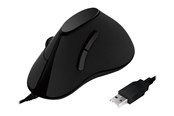Muis - LogiLink Ergonomic vertical mouse USB 100dpi black - Vertical mouse - Optisch - 5 knoppen - Zwart - ID0158