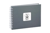 Fotoalbum & archivering - Hama "Fine Art" Spiral Album 24 x 17 cm 50 Wit Pages Grijs - 2111