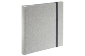 Fotoalbum & archivering - Hama "Tessuto" Jumbo Album 30x30 cm 60 Wit Pages Grijs - 3846