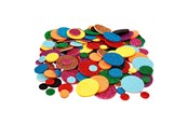 Hobby artikelen - Creativ Company Foam Shapes Glitter Circles 150pcs. - 790220
