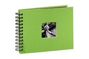 Fotoalbum & archivering - Hama "Fine Art" Spiral Album 24 x 17 cm 50 Black Pages kiwi - 113676