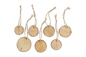 Hangers en haken - Creativ Company Wooden Disc with Hanging Eye - 50281
