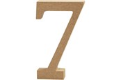 Schrijf- en tekenartikelen - Creativ Company Number 7 MDF 8cm 1pc. - 56398