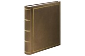 Fotoalbum & archivering - Hama "London" Super Jumbo Album 34x35 cm 80 Wit Pages Bruin - 7159