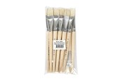 Hobby artikelen - Creativ Company Wooden brushes - Nr. 20 Short handle 12pcs. - 10620