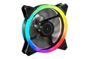 Case Fan - Sharkoon SHARK Blades RGB - Case ventilator - 120mm - Black - 4044951026876