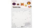Schrijf- en tekenartikelen - Creativ Company Fantasy masks White 5pcs. - 592600