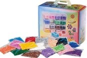 Creatief spelen - Hama Midi Opbergdoos Set 16 pcs incl. 16.000 Kralen - 3-6761