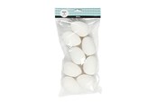 Schrijf- en tekenartikelen - Creativ Company Goose eggs White 8st. - 51022