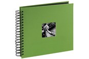 Fotoalbum & archivering - Hama "Fine Art" Spiral Album 28 x 24 cm 50 Zwart Pages Apple Groen - 94875