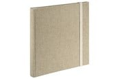 Fotoalbum & archivering - Hama "Tessuto" Jumbo Album 30x30 cm 60 White Pages beige - 3847