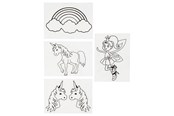 Schrijf- en tekenartikelen - Creativ Company Shrink film with Motifs Unicorn - 790711
