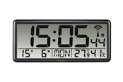 Decoratie - Hama "Jumbo" - clock - electronic - desktop wall mountable - black - 00186352