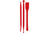 Creatief spelen - Creativ Company Modeling tools Red 3pcs. - 78266
