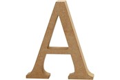 Schrijf- en tekenartikelen - Creativ Company Letter A MDF 8cm 1pc. - 56360