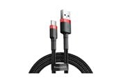USB-kabel - Baseus Cafule 2 m USB-A to USB-C Nylon Cable - CATKLF-C91