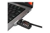 Systeemaccessoires  - Compulocks MacBook Pro M1 14-inch Lock AV / multimedia paneel With Combination Lock - MBPR14LDG01CL