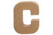 Schrijf- en tekenartikelen - Creativ Company Letter Papier-mache Small - C - 26641