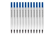 Schrijf- en tekengerei - Parker Rollerball Pen Refills | Fine Point | Blue QUINK Ink | 12 Count - 1950279