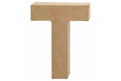 Schrijf- en tekenartikelen - Creativ Company Letter Papier-mache Small - T - 26658