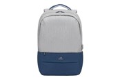 Tassen - RivaCase Prater - 17.3" - Laptop Backpack - 7567 GREY/DARK BLUE