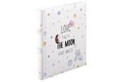 Fotoalbum & archivering - Hama "To The Moon" Bookbound Album 29 x 32 cm 60 Wit Pages - 3861