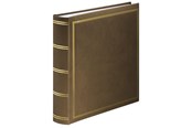 Fotoalbum & archivering - Hama "London" Jumbo Album 30x30 cm 80 White Pages brown - 7163
