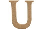 Schrijf- en tekenartikelen - Creativ Company Letter U MDF 8cm 1 stuk. - 56380